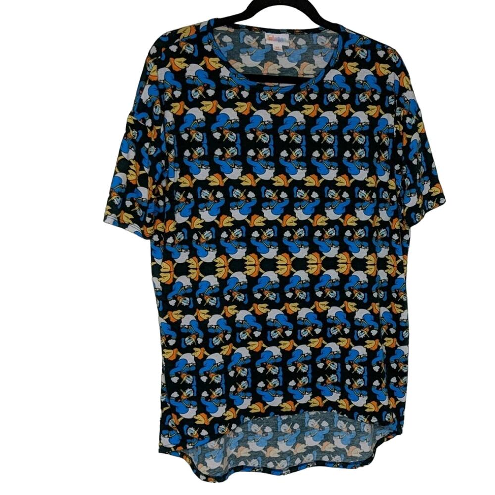 LuLaRoe Disney Donald Duck Disney Irma Top Tee Shirt XS